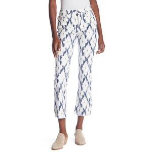 Free People Indigo Skies Crop Flared Boho Jeans NWT